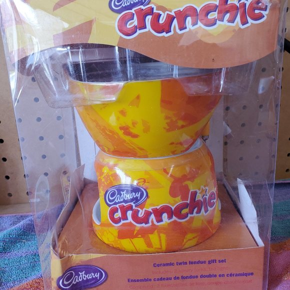 *BNIB* Cadbury Crunchie Chocolate Fondue Set - Picture 1 of 3
